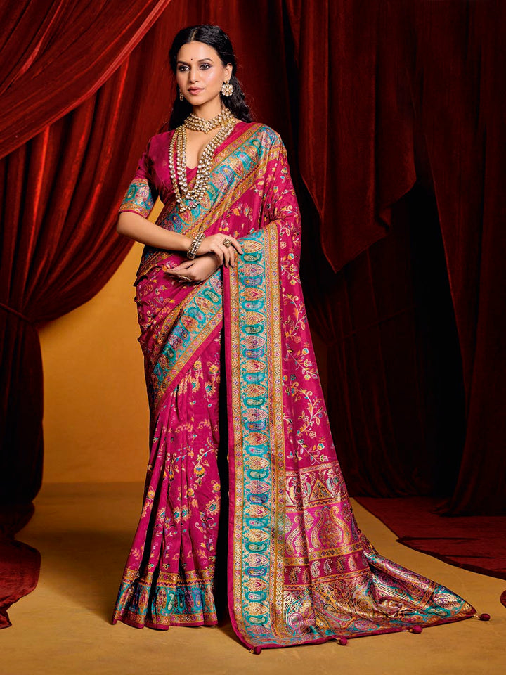 Digital Printed Art Crepe Saree