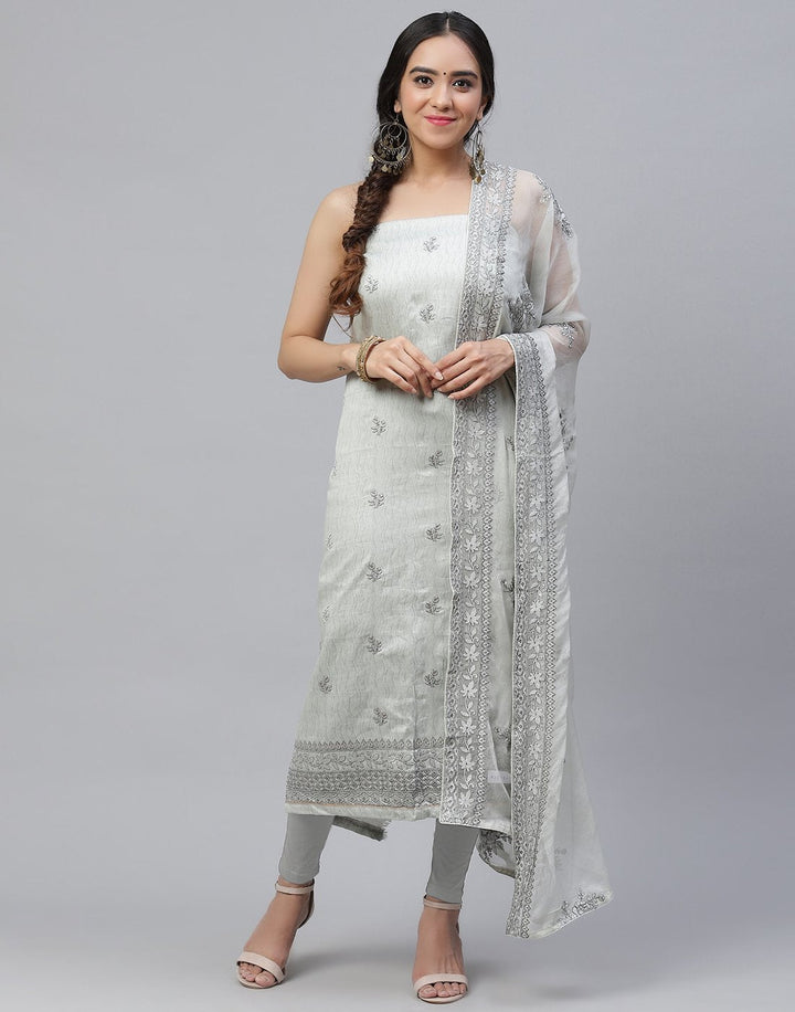 Cotton Embroidered Suit piece