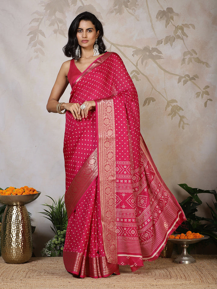 Digital Printed Georgette Saree