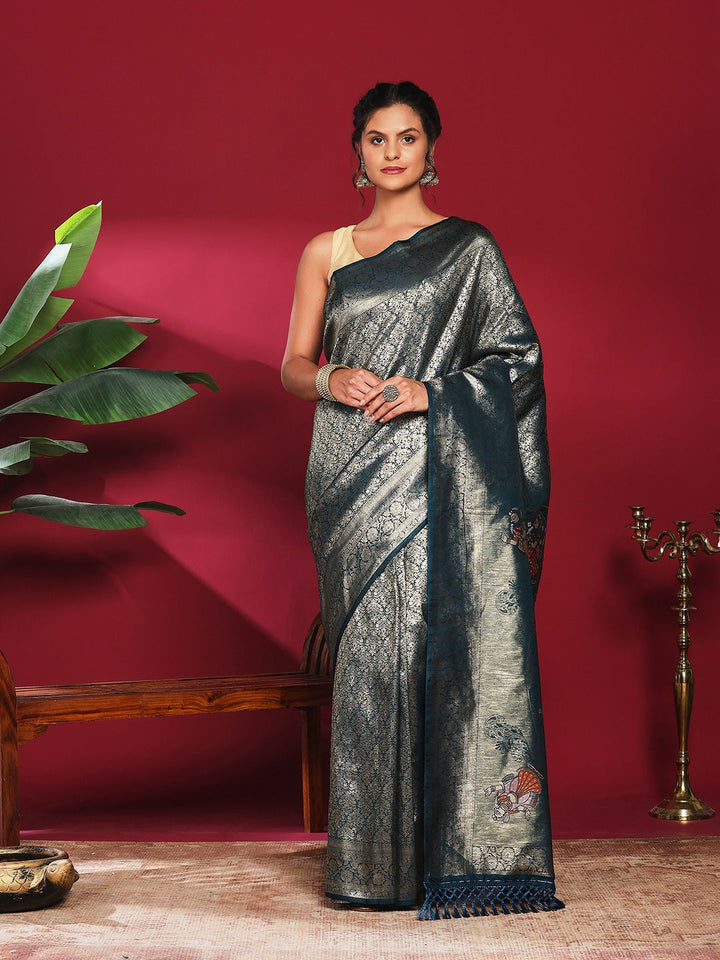 Woven Design Art Silk Saree