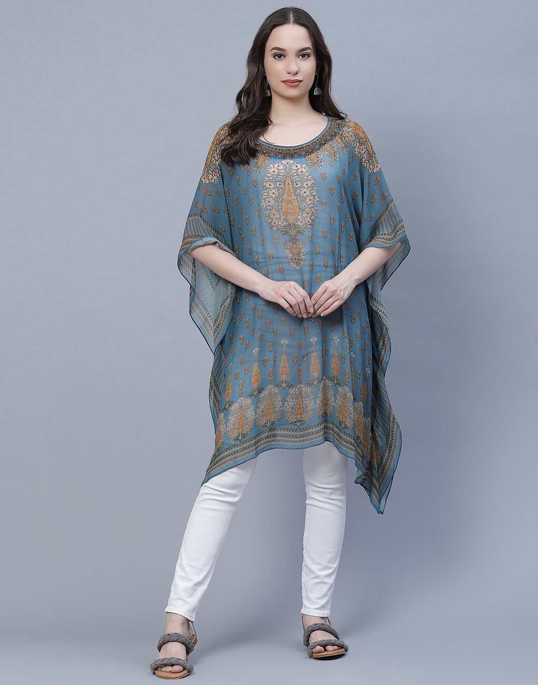 Digital Print Georgette Kaftan
