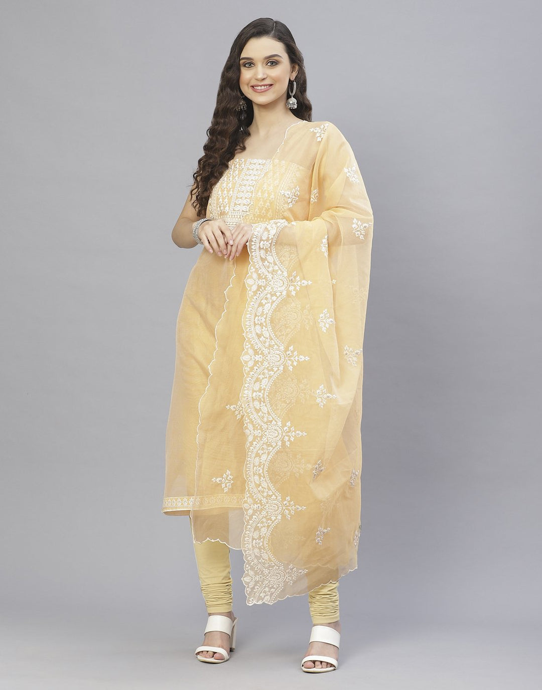 Cotton Embroidery Suit Set