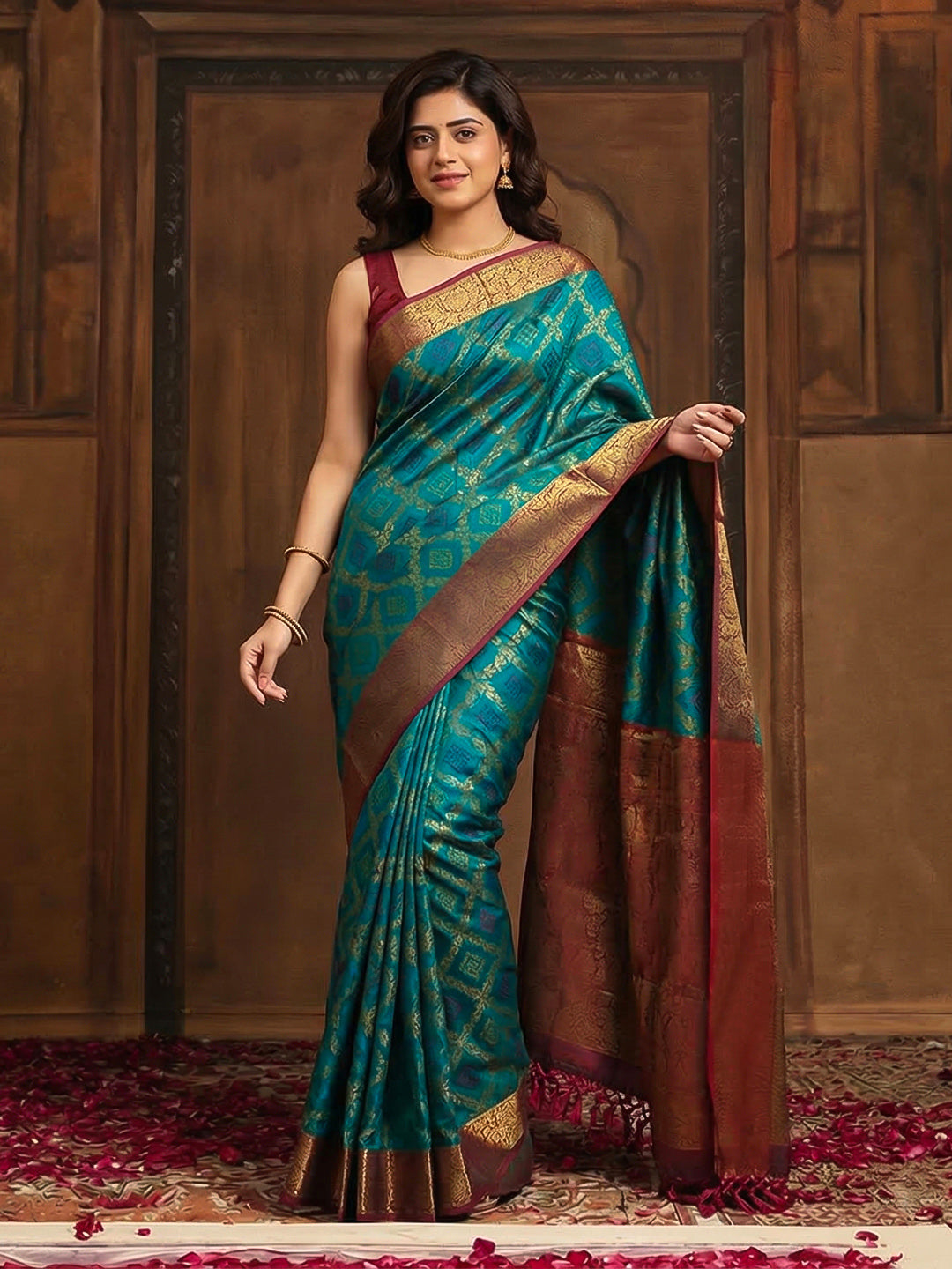 Woven Design Art Silk Saree