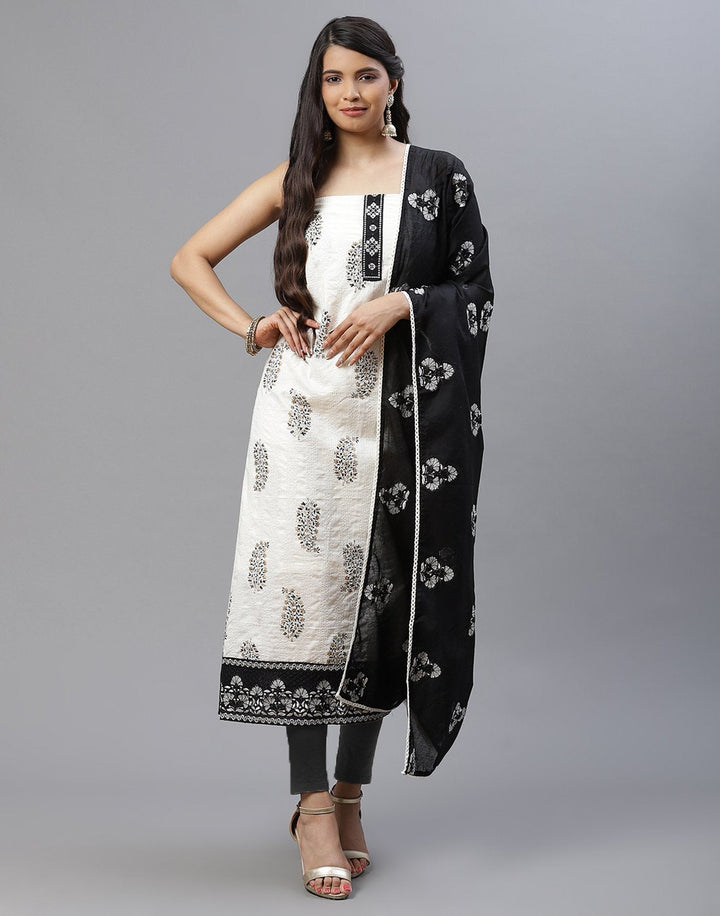 Cotton Embroidered Suit piece