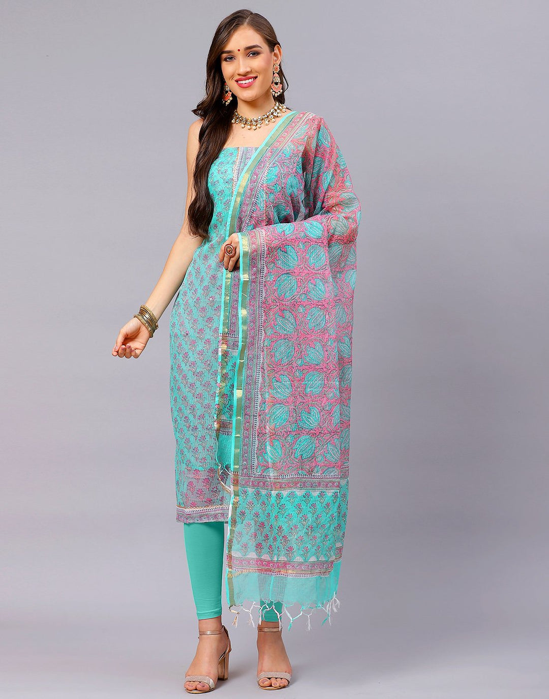 Cotton Printed Suit Piece
