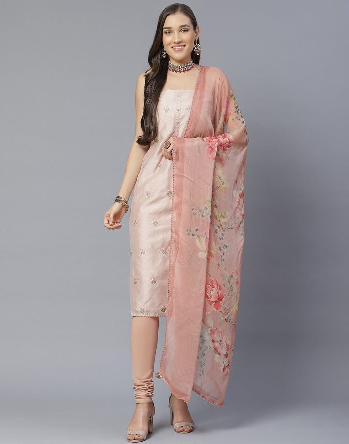 Chanderi Suit Set