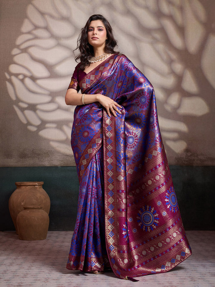 Woven Design Banarasi Silk Saree