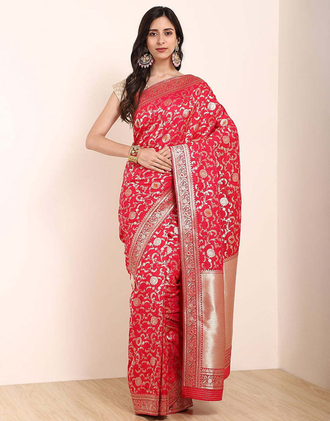 Rani Banarasi Art Handloom Saree