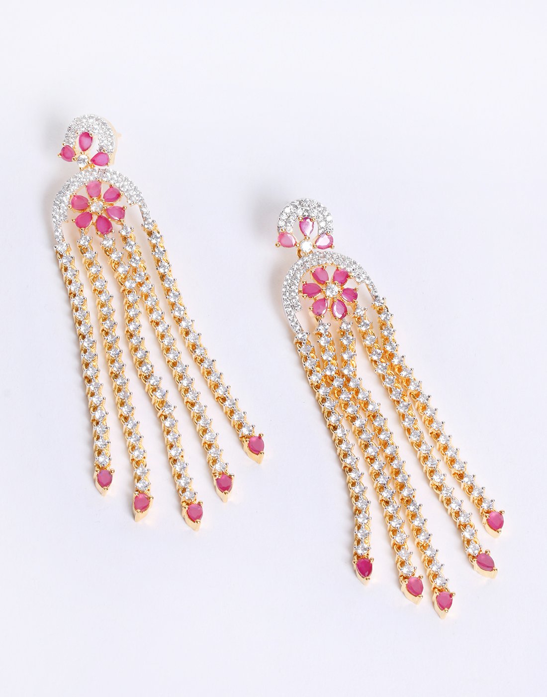 Beautiful Gold Plated Drop Earrings
