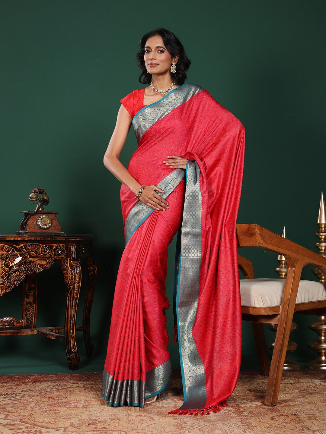 Woven Design Art Silk Saree