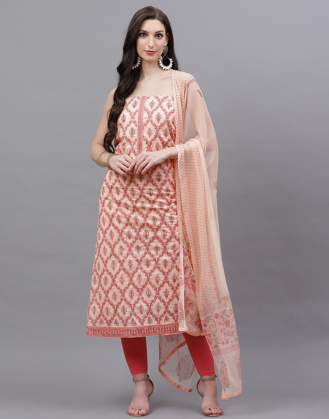 Cotton Embroidered Suit piece