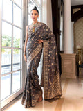 Floral Zari Jaal Dola Handloom Saree