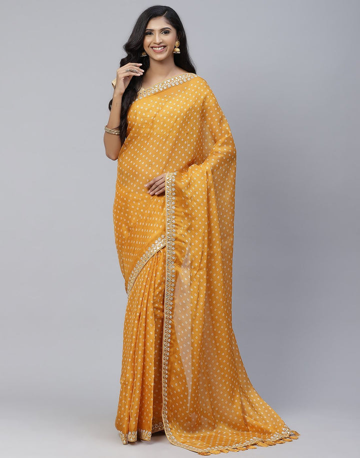 Printed Organza Saree