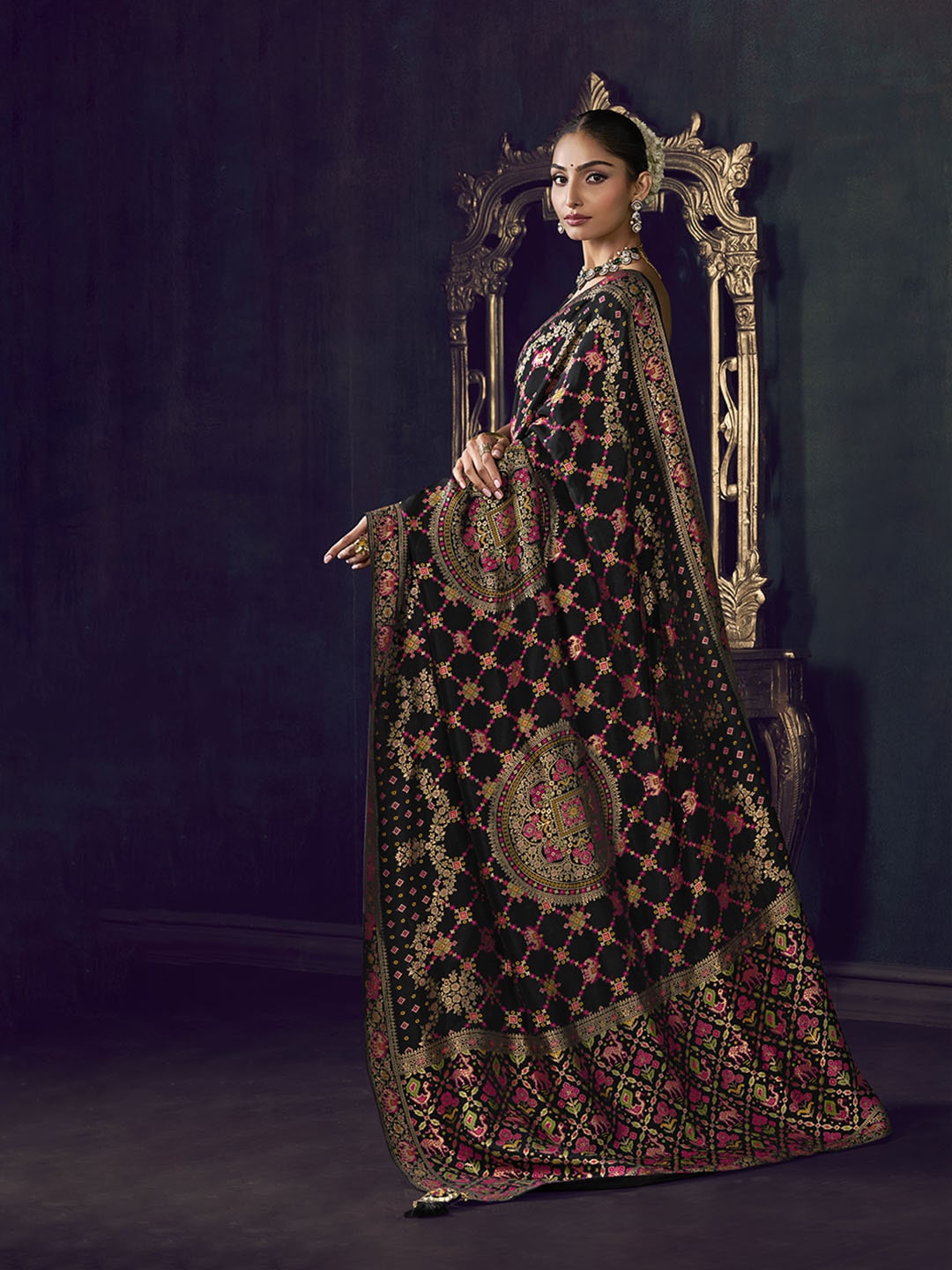 Woven Design Dola Silk Saree