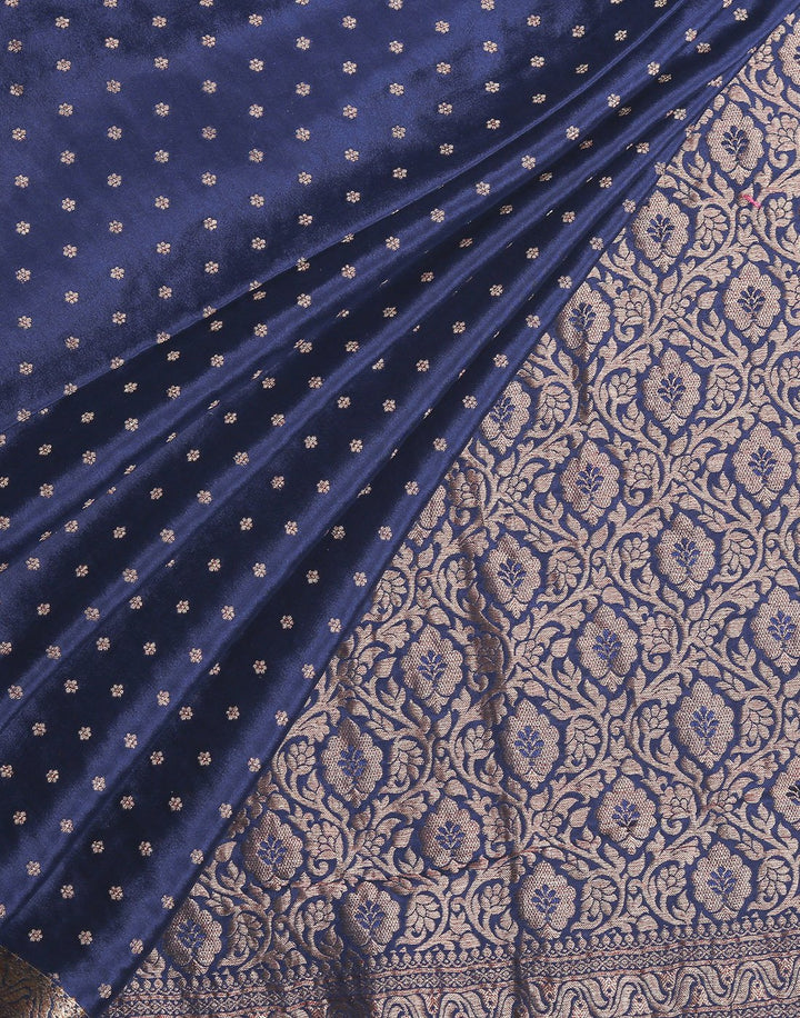 Antique Zari Booti Crepe Saree