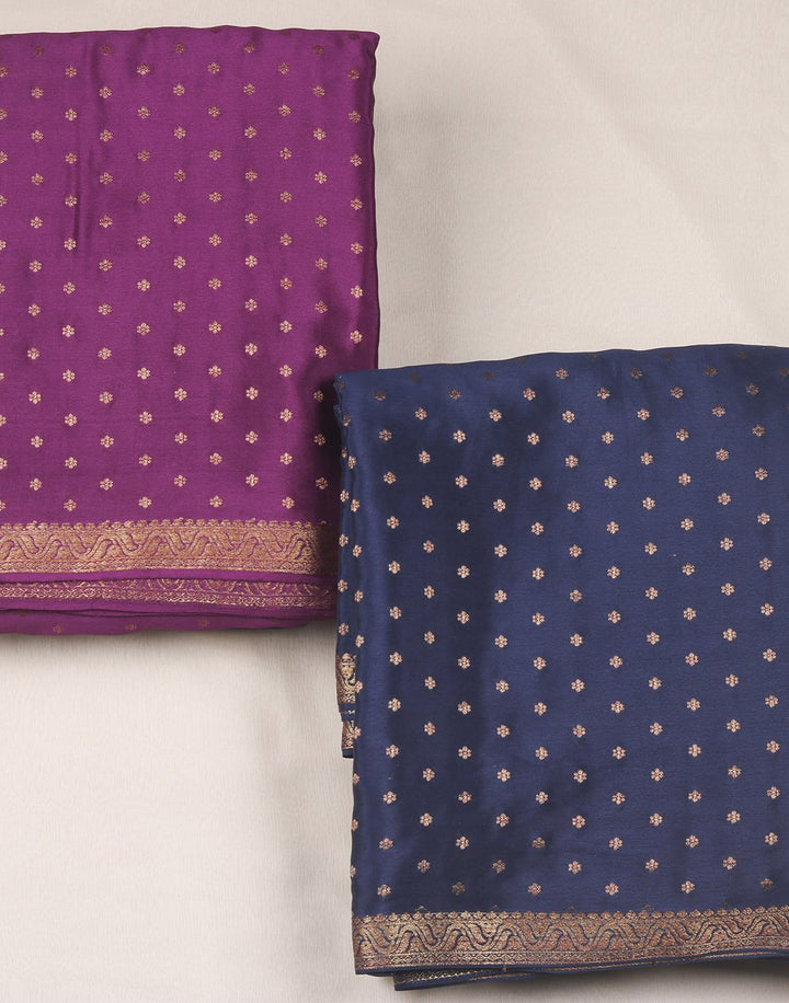 Antique Zari Booti Crepe Saree
