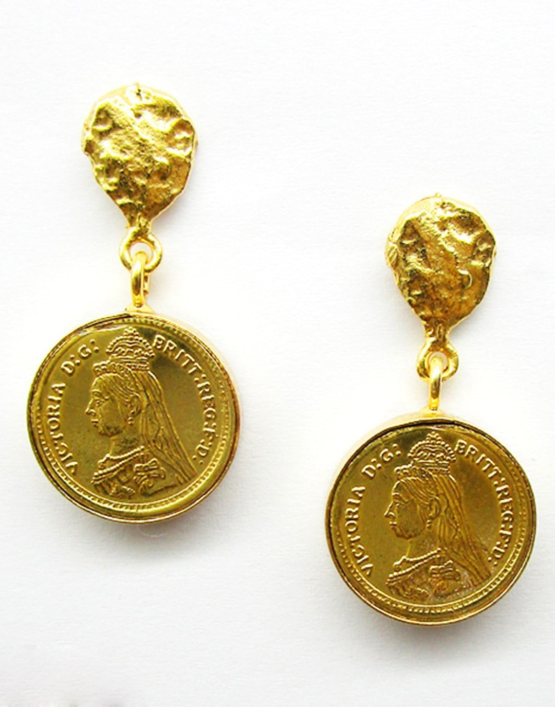 MBZ Meena Bazaar-Beautiful Silver Plated Droped Earrings