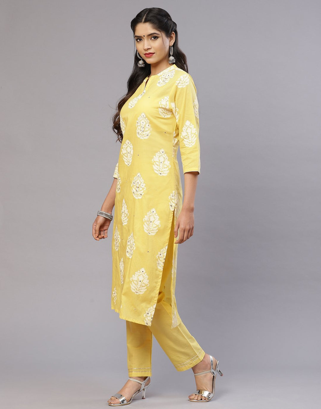 Cotton Printed Kurti Palazzo Set