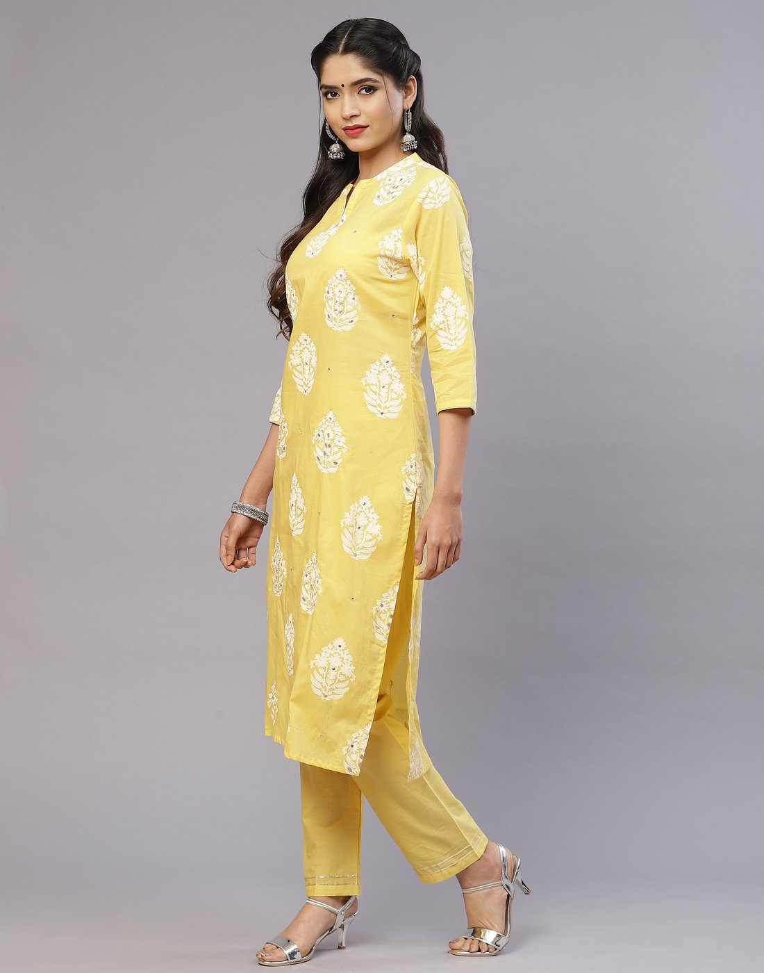 Cotton Printed Kurti Palazzo Set