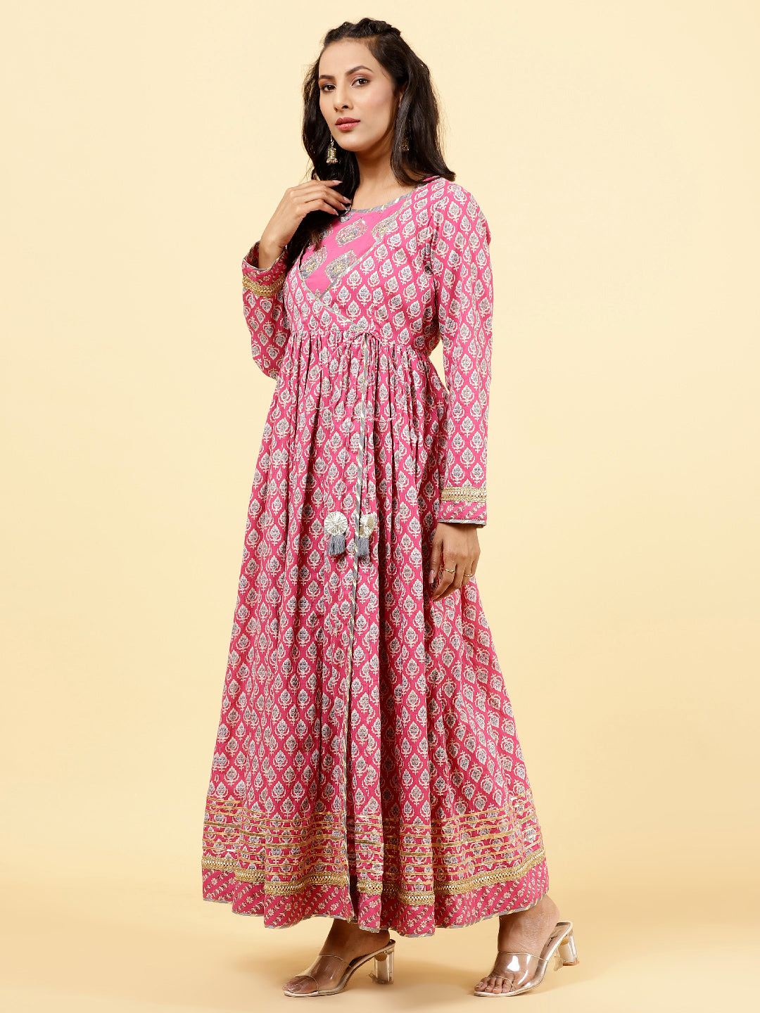 Floral Printed Cotton Kurta