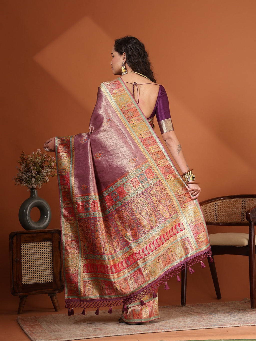Woven Design Dola Silk Saree