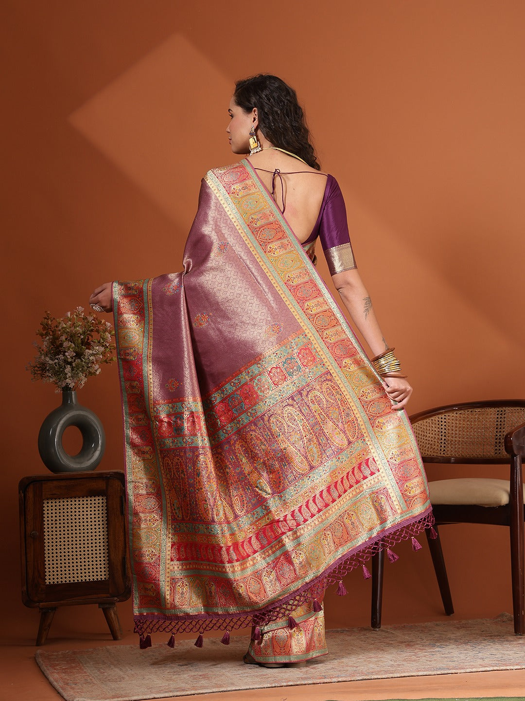 Woven Design Dola Silk Saree