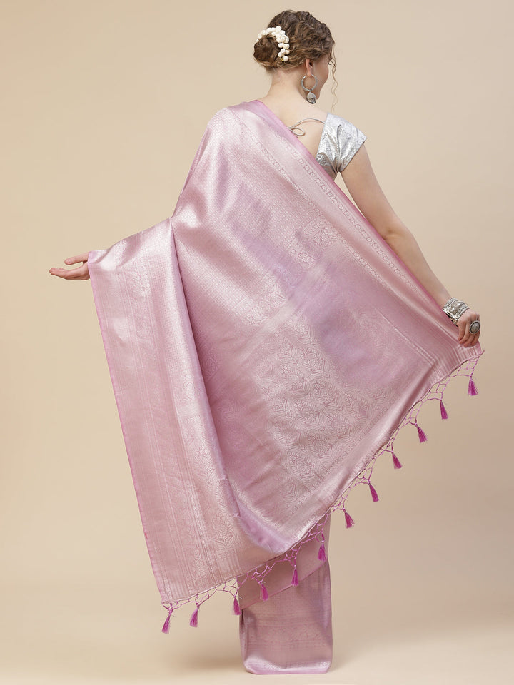 Zari Jaal Art Handloom Woven Saree