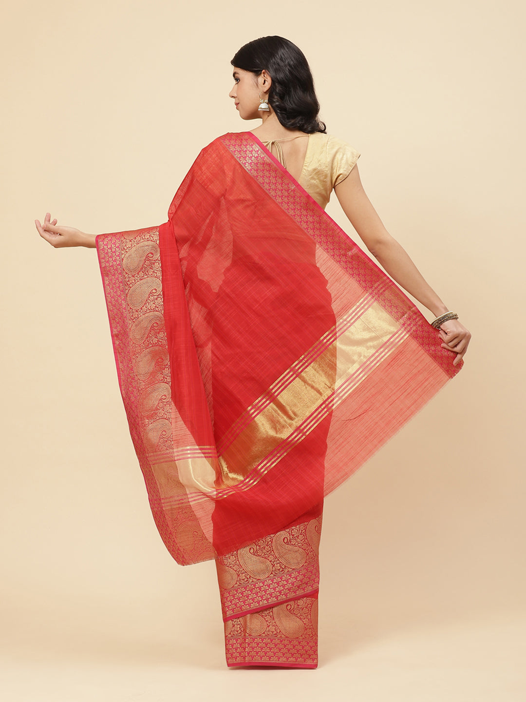 Cotton Wovn Saree