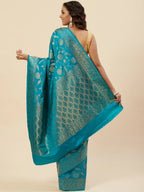 Floral Zari Jaal Handloom Woven Saree