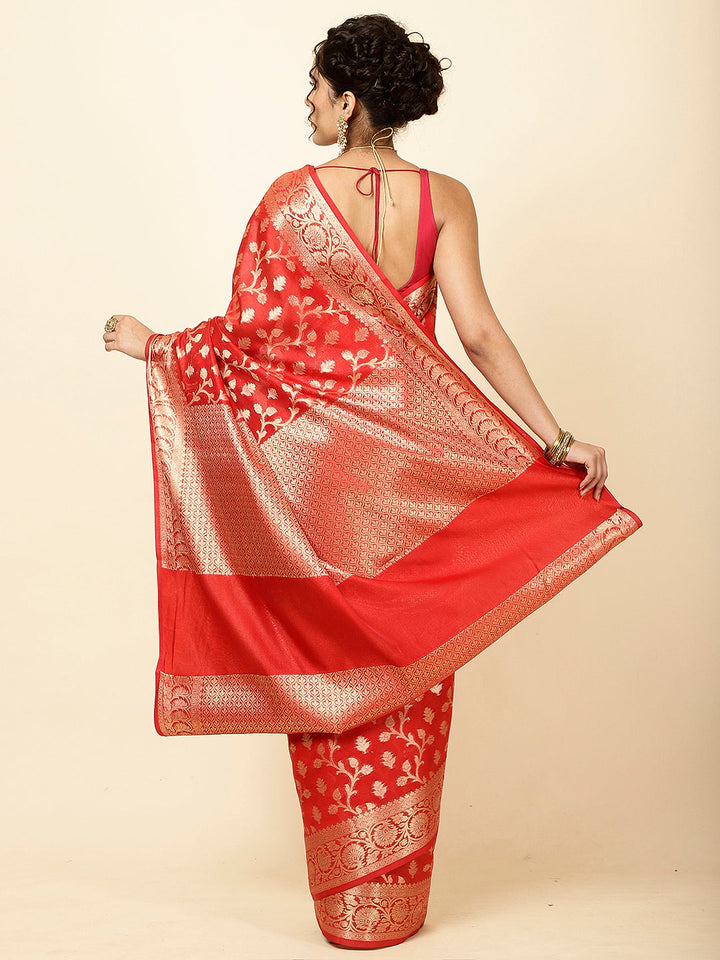 Zari Jaal Woven Cotton Saree