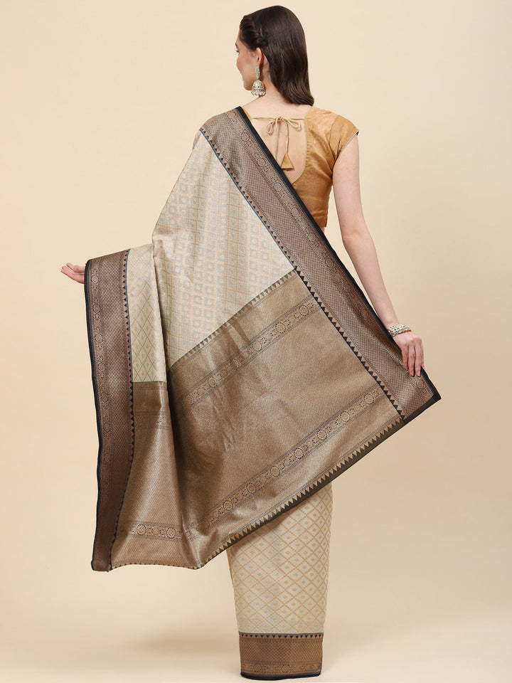 Zari Jaal Cotton Woven Saree