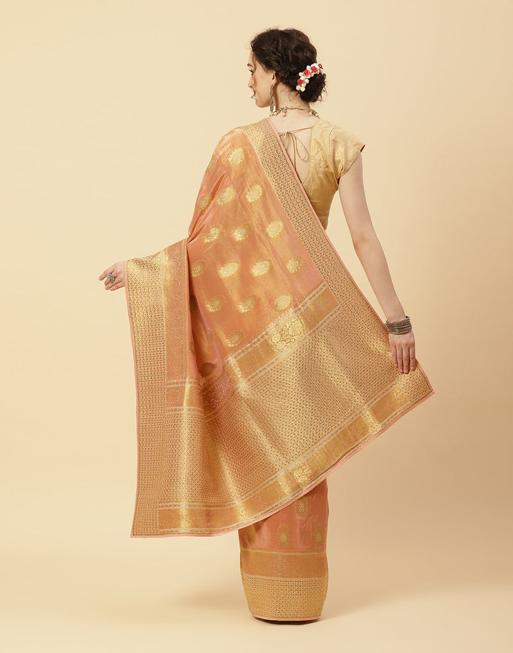 Embroidered Banarasi Kota Tissue Saree