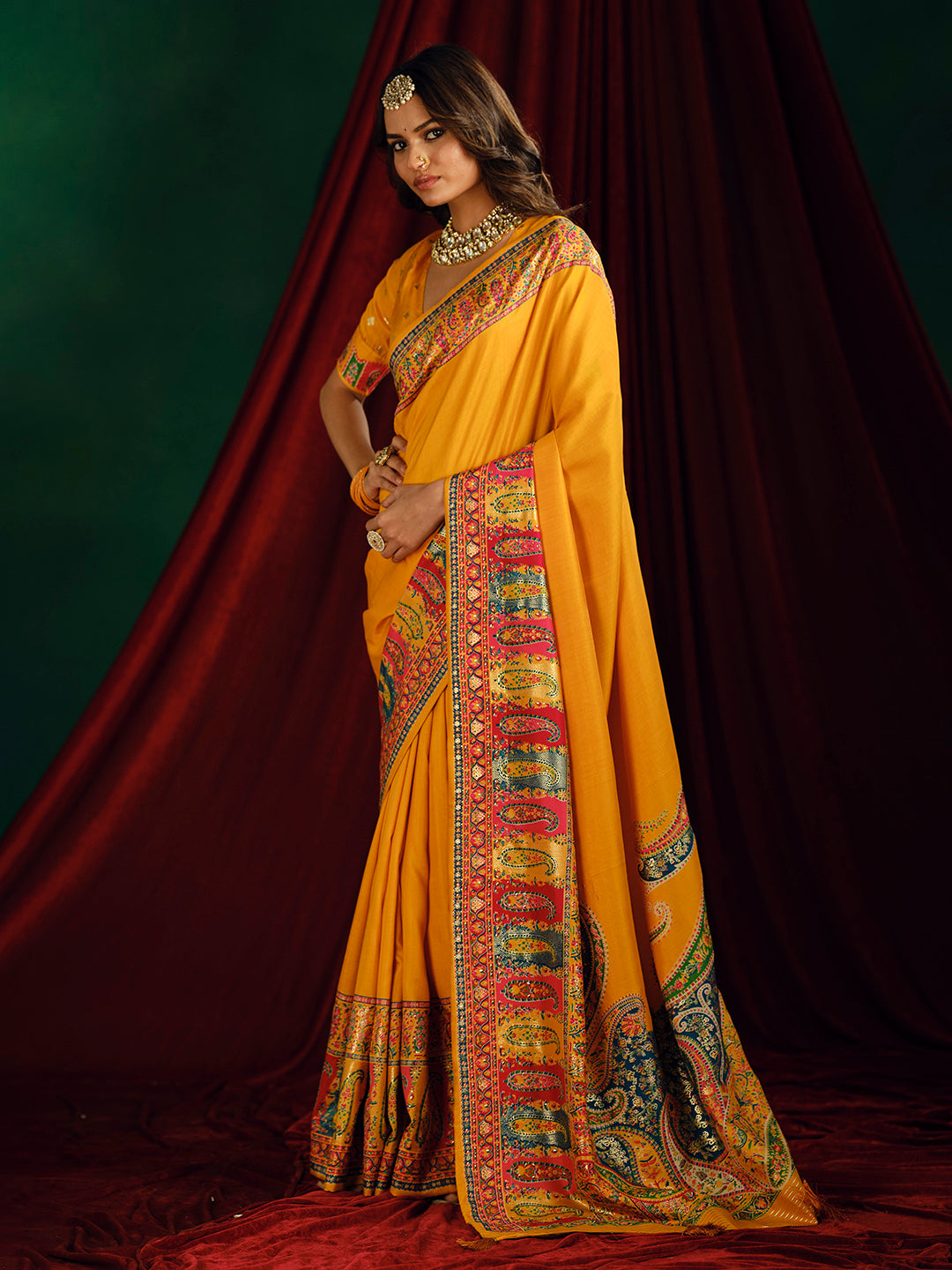 Printed Art Silk Saree