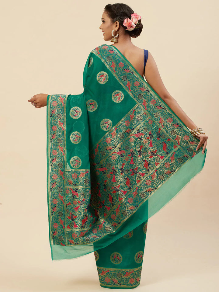 Zari Booti Handloom Woven Saree