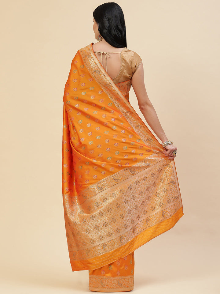 Stone Booti Banarasi Woven Saree