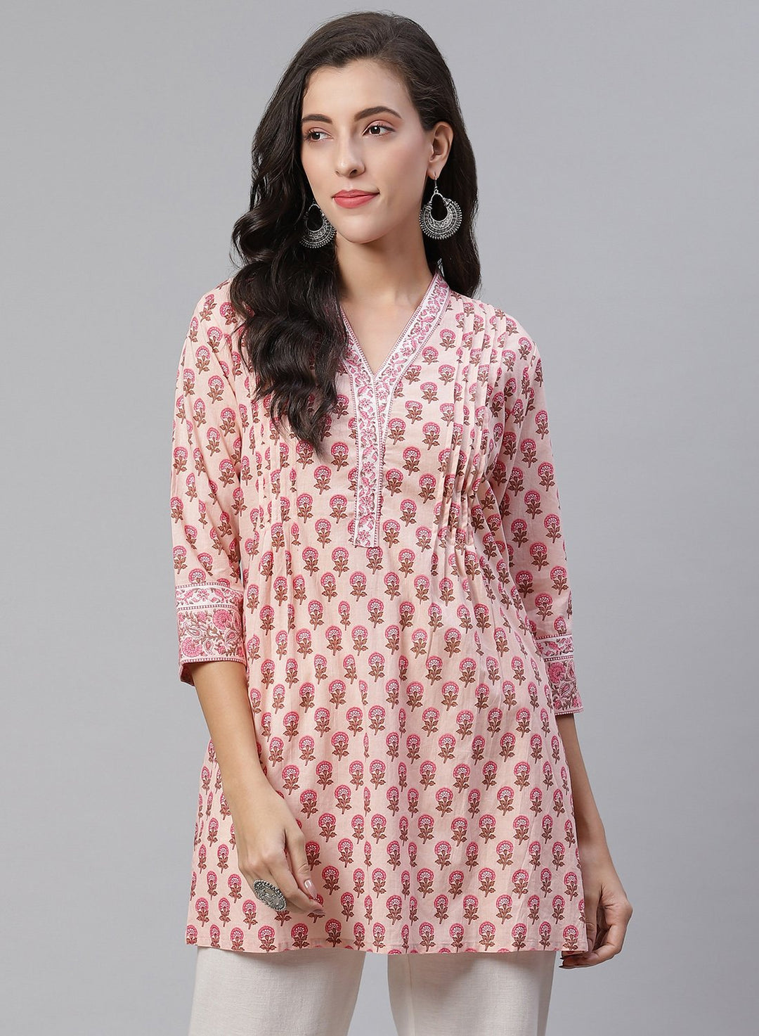Cotton Printed Short Kurti