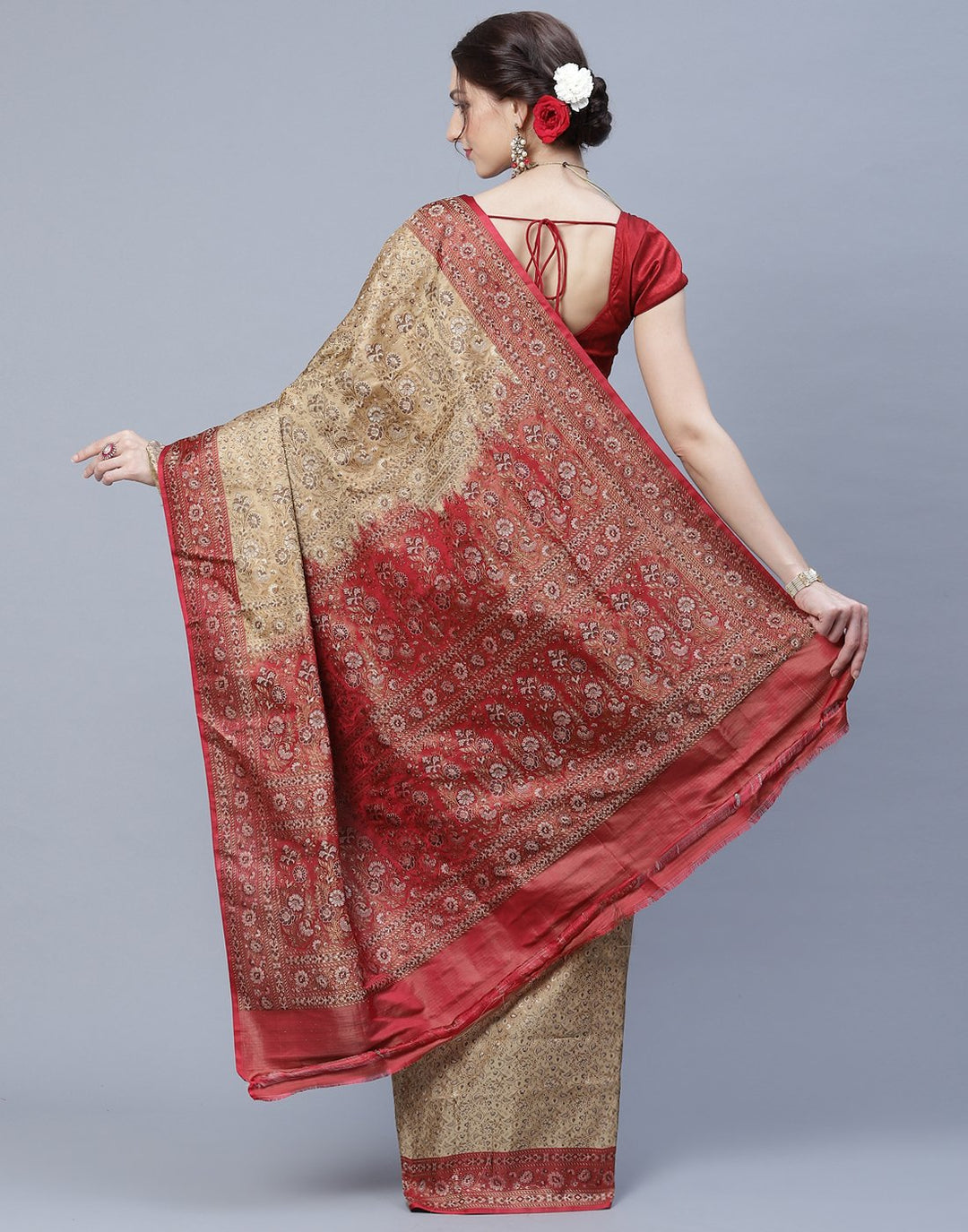 Woven Banarasi Tanchoi Saree