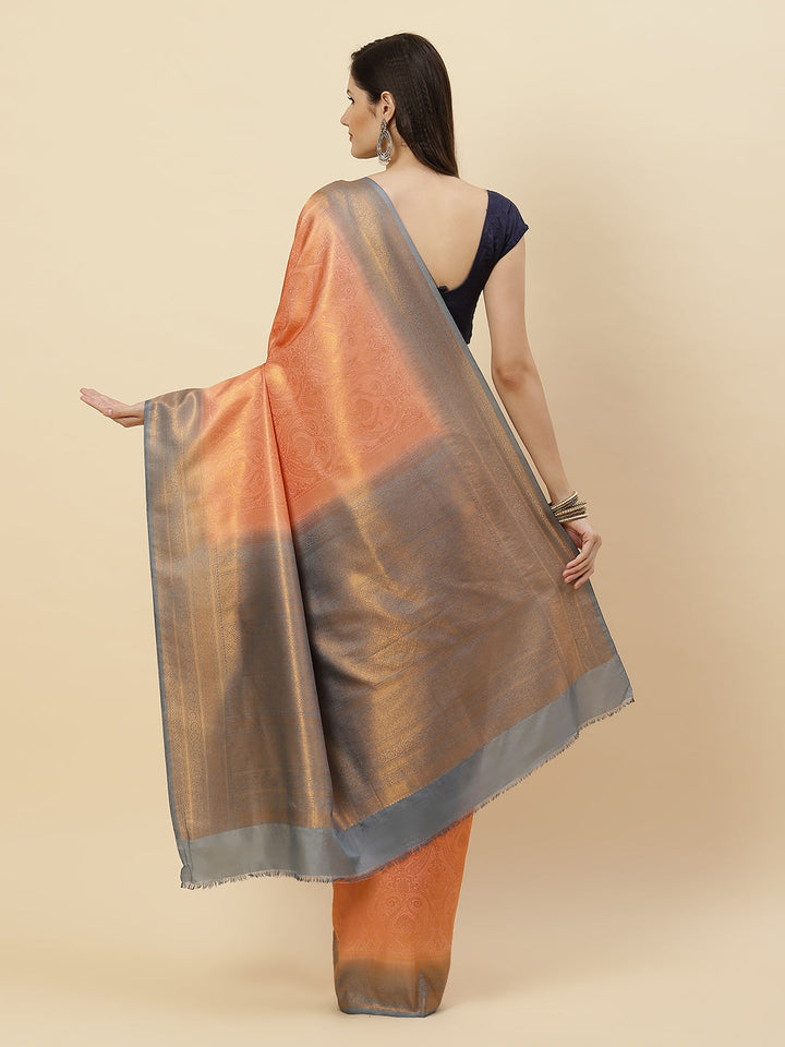 Zari Jaal Art Handloom Woven Saree