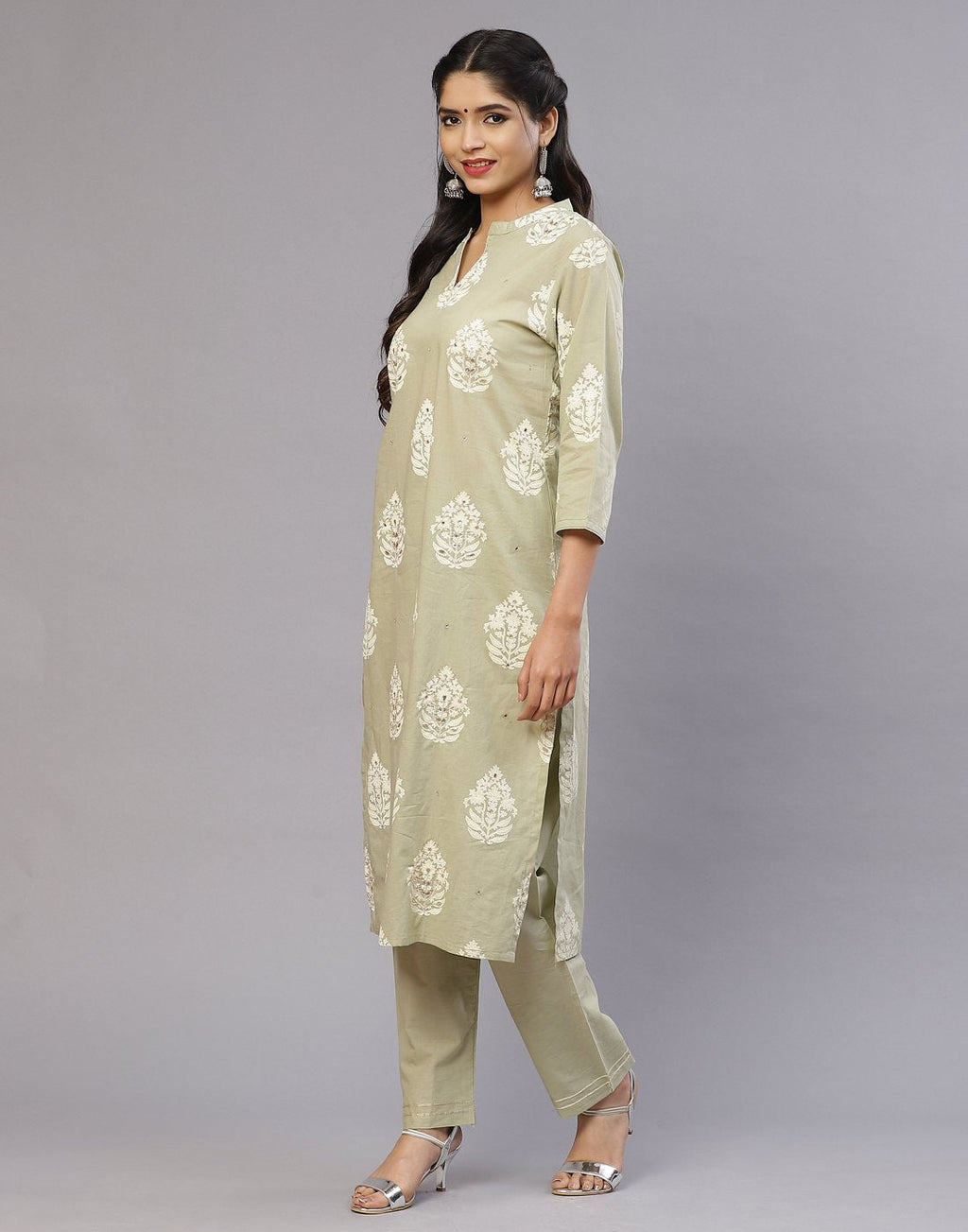 Cotton Printed Kurti Palazzo Set