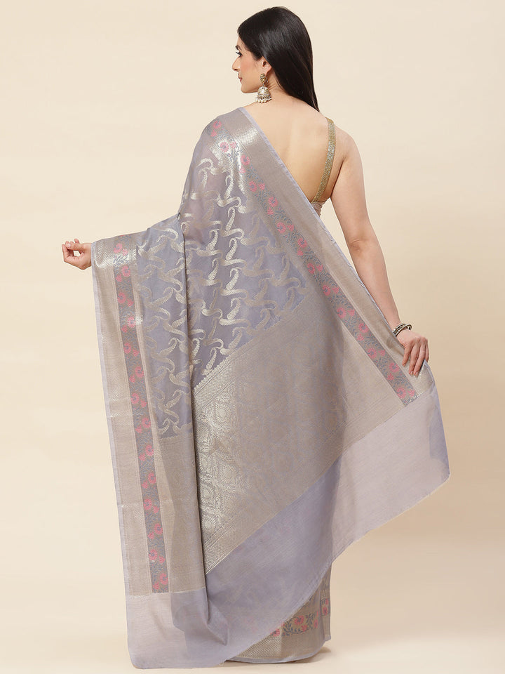 Zari Woven Cotton Saree