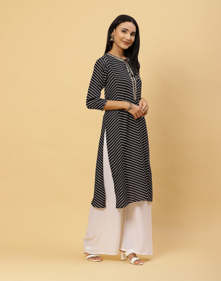 Printed Cotton Muslin Kurti