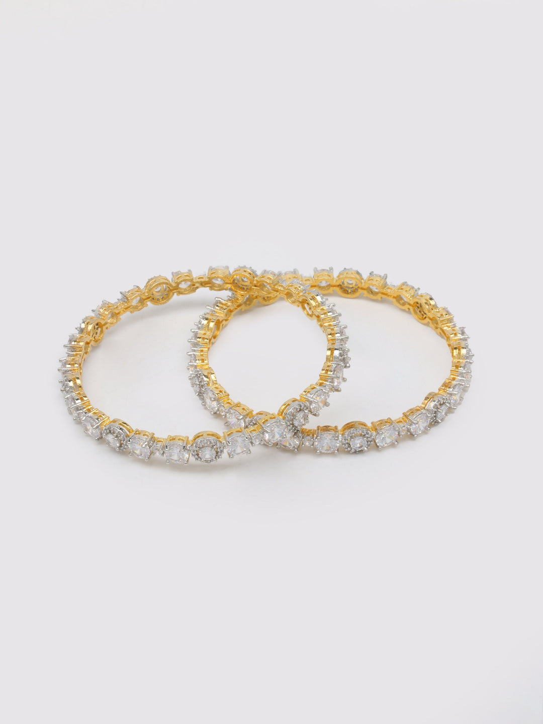 Golden &amp; White Bangle Set