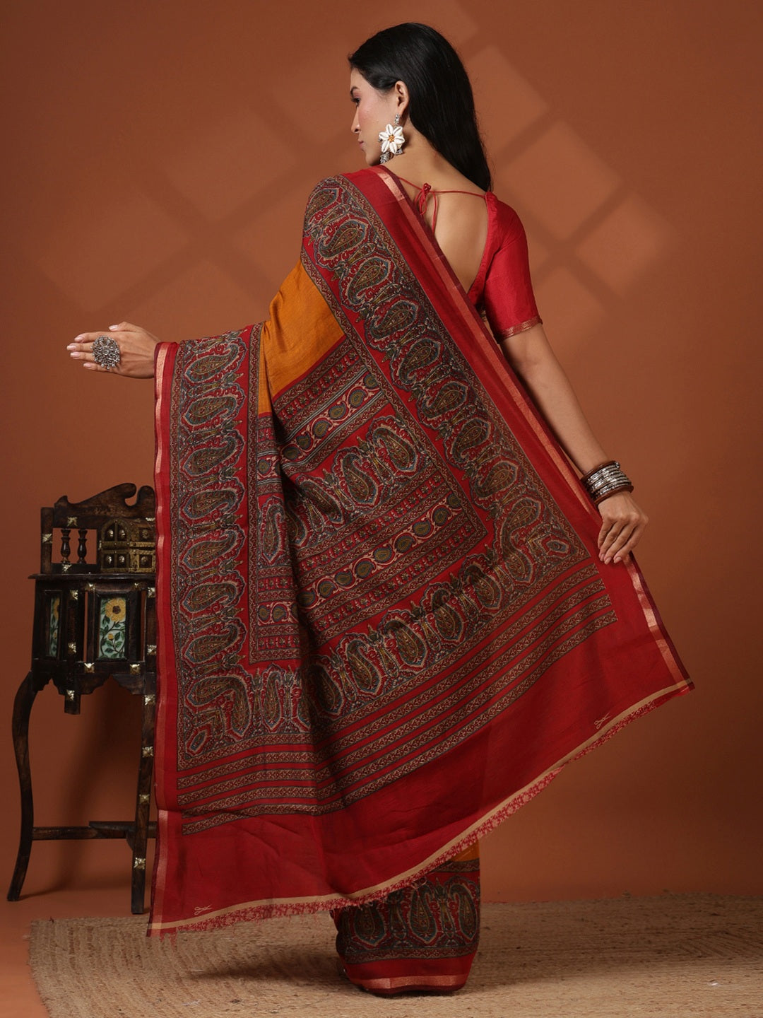 Printed Art Silk Saree