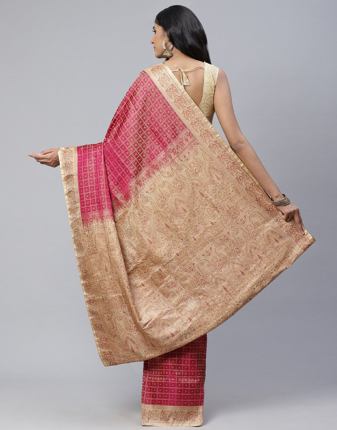 Woven Banarasi Tanchoi Saree