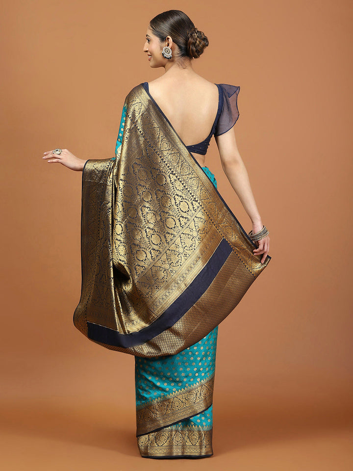 Zari Border Woven Art Silk Saree