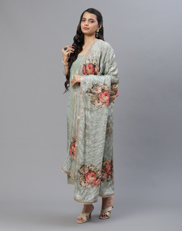 Georgette woven suit set