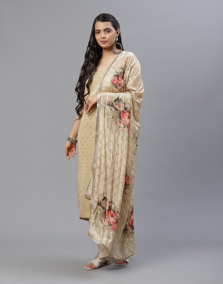 Georgette woven suit set