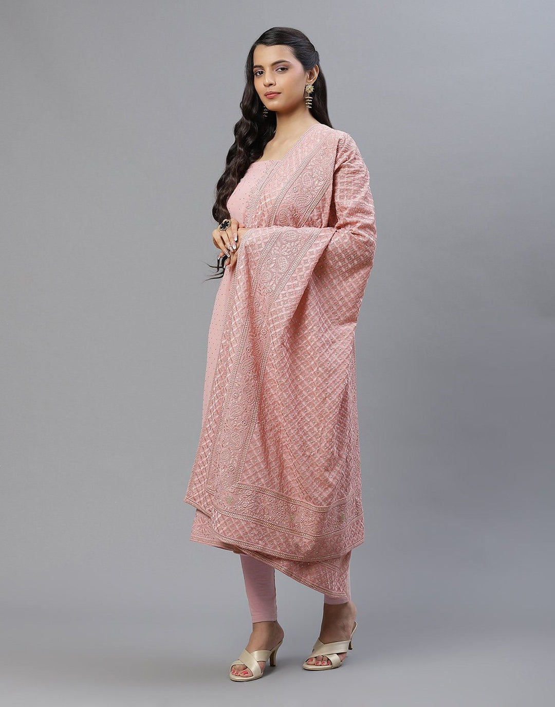 GEORGETTE EMBROIDERED SUIT SET