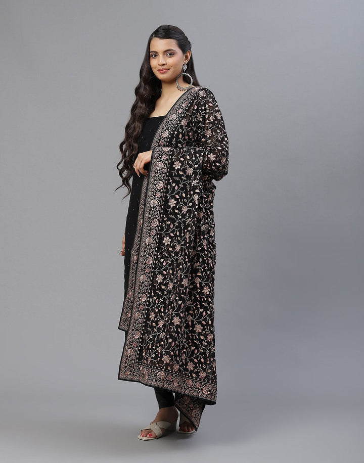 GEORGETTE HEAVY EMBROIDERED SUIT SET