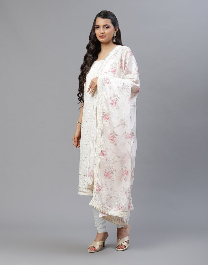 GEORGETTE CHIKANKARI SUIT SET